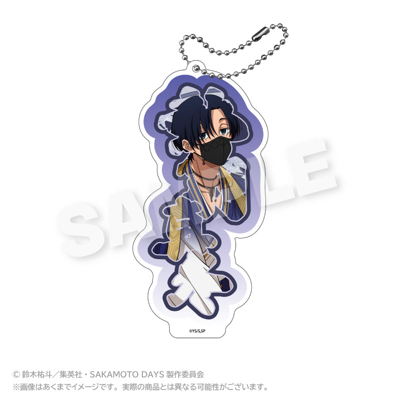 SAKAMOTO DAYS BIGアクリルネームキーホルダー 丸窓Ver. 勢羽真冬【予約商品】