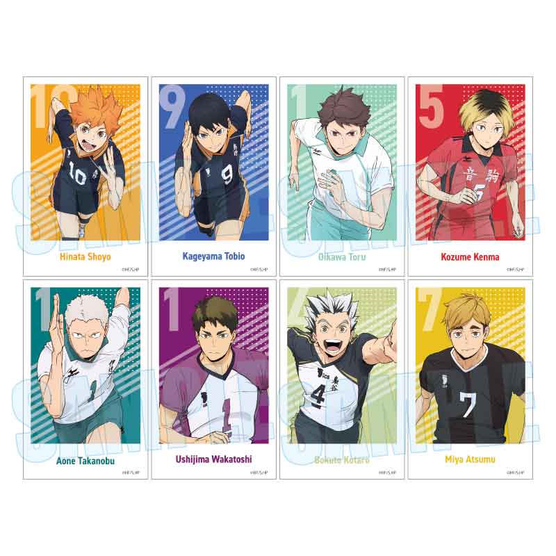 【Box/8】トレーディングステッカー ハイキュー!! 10周年イベントビジュアル【予約商品】