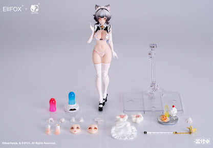 Bear Panda × EIIFOX 猫メイド プリンちゃん 1/12スケール可動フィギュア【予約商品】