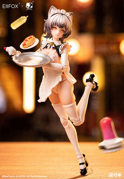 Bear Panda × EIIFOX 猫メイド プリンちゃん 1/12スケール可動フィギュア【予約商品】