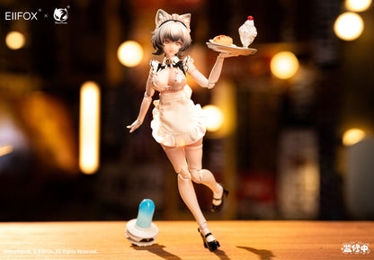 Bear Panda × EIIFOX 猫メイド プリンちゃん 1/12スケール可動フィギュア【予約商品】