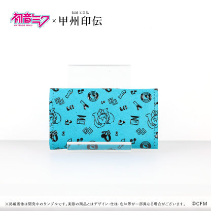 初音ミク×甲州印伝 キーケース Future/未来【予約商品】