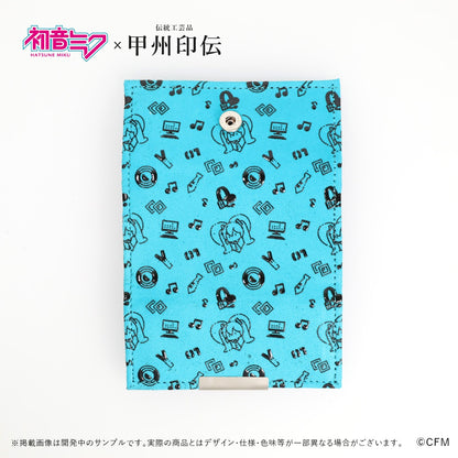 初音ミク×甲州印伝 キーケース Future/未来【予約商品】