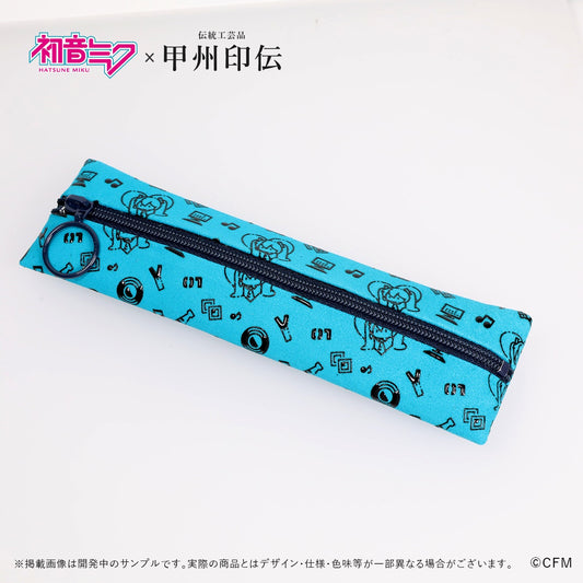 初音ミク×甲州印伝 ペンケース Future/未来【予約商品】