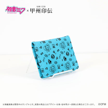 初音ミク×甲州印伝 カードケース Future/未来【予約商品】
