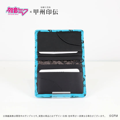 初音ミク×甲州印伝 カードケース Future/未来【予約商品】