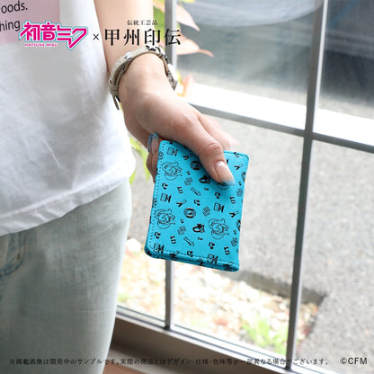 初音ミク×甲州印伝 カードケース Future/未来【予約商品】