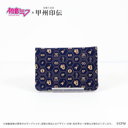 初音ミク×甲州印伝 カードケース Tradition/伝統【予約商品】