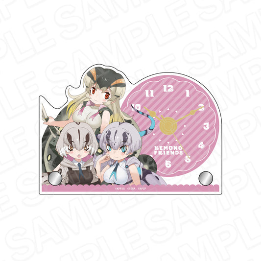 けものフレンズ3 ミニアクリルクロック アナコンダ&ティタノボア&ボアコンストリクター【予約商品】