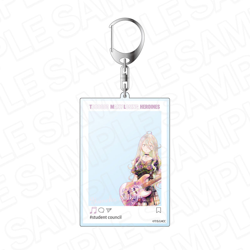 負けヒロインが多すぎる! SNS風アクリルキーホルダー PALE TONE series 志喜屋夢子 TSUWABUKI FES Ver.