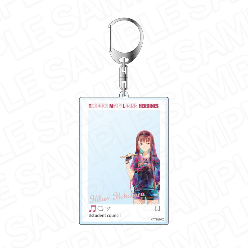 負けヒロインが多すぎる! SNS風アクリルキーホルダー PALE TONE series 放虎原ひばり TSUWABUKI FES Ver.
