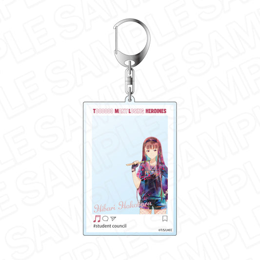 負けヒロインが多すぎる! SNS風アクリルキーホルダー PALE TONE series 放虎原ひばり TSUWABUKI FES Ver.