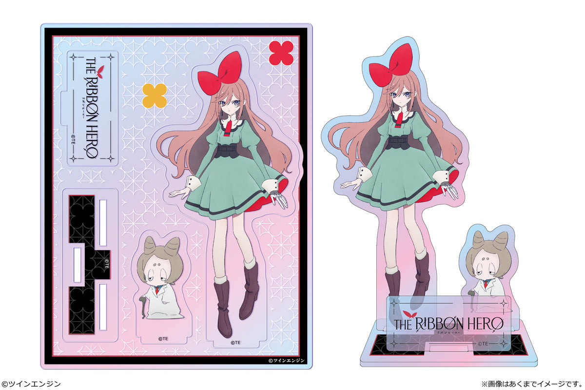 THE RIBBON HERO リボンヒーロー オーロラアクリルフィギュア 02 サファイア&ジルコ【予約商品】