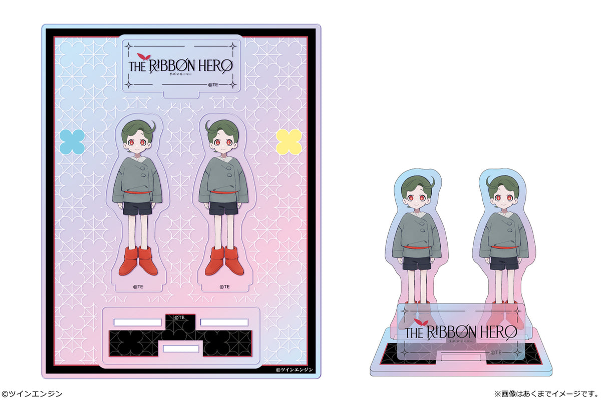 THE RIBBON HERO リボンヒーロー オーロラアクリルフィギュア 08 チック&タック【予約商品】