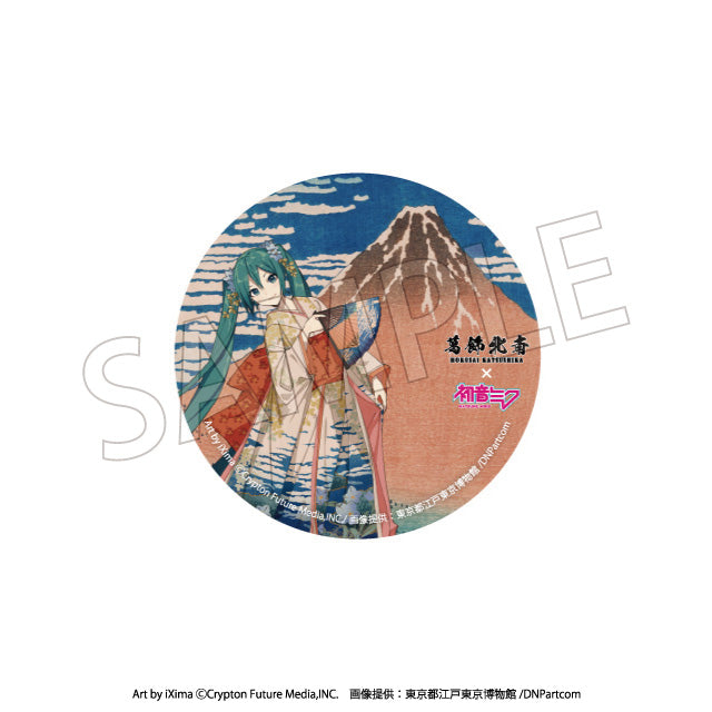 【Box/8】葛飾北斎×初音ミク 缶バッジ【予約商品】