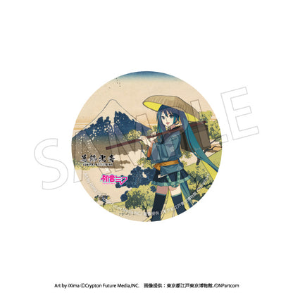【Box/8】葛飾北斎×初音ミク 缶バッジ【予約商品】