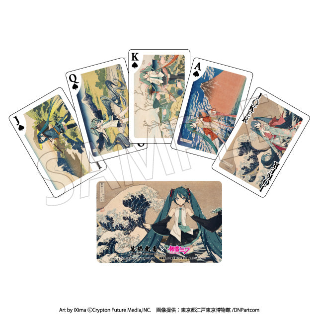 葛飾北斎×初音ミク トランプ【予約商品】