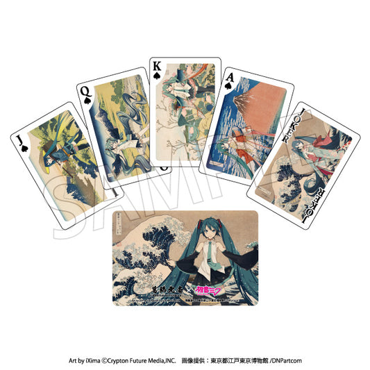 葛飾北斎×初音ミク トランプ【予約商品】