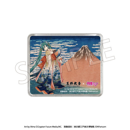 葛飾北斎×初音ミク 立体マグネット 冨嶽三十六景 凱風快晴【予約商品】
