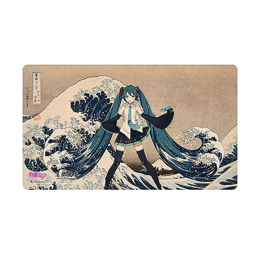葛飾北斎×初音ミク iXima デスクマット 神奈川沖波裏【予約商品】