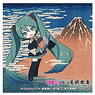 葛飾北斎×初音ミク iXima ステッカー 凱風快晴 ミニキャラ【予約商品】
