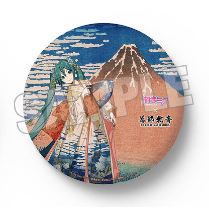 葛飾北斎×初音ミク iXima ビッグ缶バッジ 凱風快晴【予約商品】
