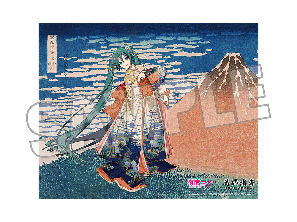 葛飾北斎×初音ミク iXima キャンバスアート 凱風快晴【予約商品】