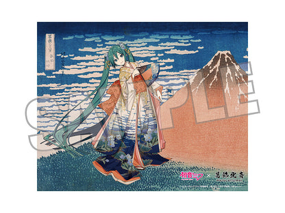 葛飾北斎×初音ミク iXima キャンバスアート 凱風快晴【予約商品】