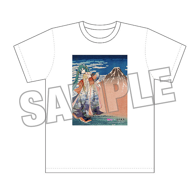 【激レア】90'S 00’S 葛飾北斎 HOKUSAI Tシャツ 葛飾北斎×初音ミク iXima Tシャツ 凱風快晴【予約商品】 - Tokyo Otaku