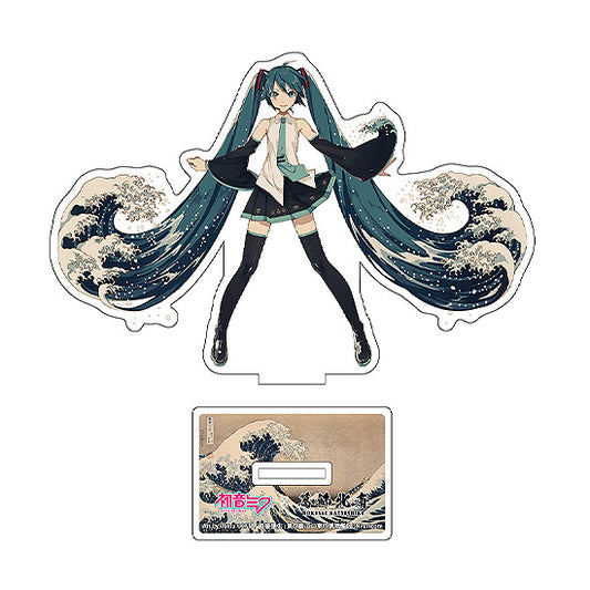葛飾北斎×初音ミク iXima ダイカットアクリルスタンド 神奈川沖波裏【予約商品】