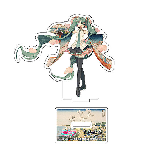 葛飾北斎×初音ミク iXima ダイカットアクリルスタンド 東海道品川御殿山ノ不二【予約商品】