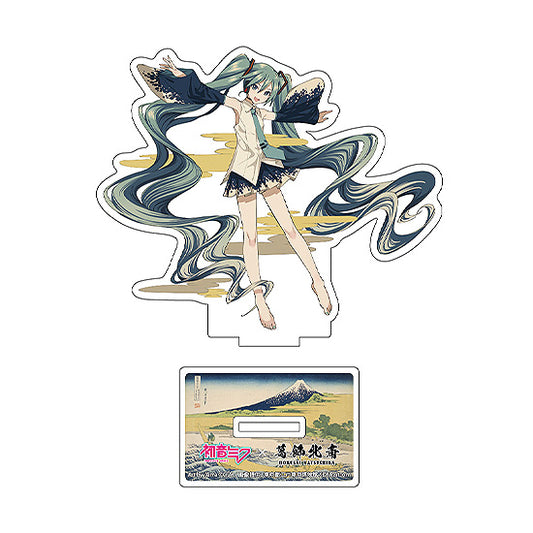 葛飾北斎×初音ミク iXima ダイカットアクリルスタンド 東海道江尻田子の浦略啚【予約商品】