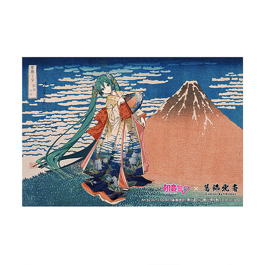 葛飾北斎×初音ミク iXima ポストカード 凱風快晴【予約商品】