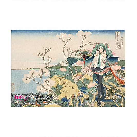 葛飾北斎×初音ミク iXima ポストカード 東海道品川御殿山ノ不二【予約商品】