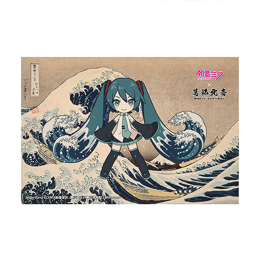 葛飾北斎×初音ミク iXima ポストカード 神奈川沖波裏 ミニキャラ【予約商品】
