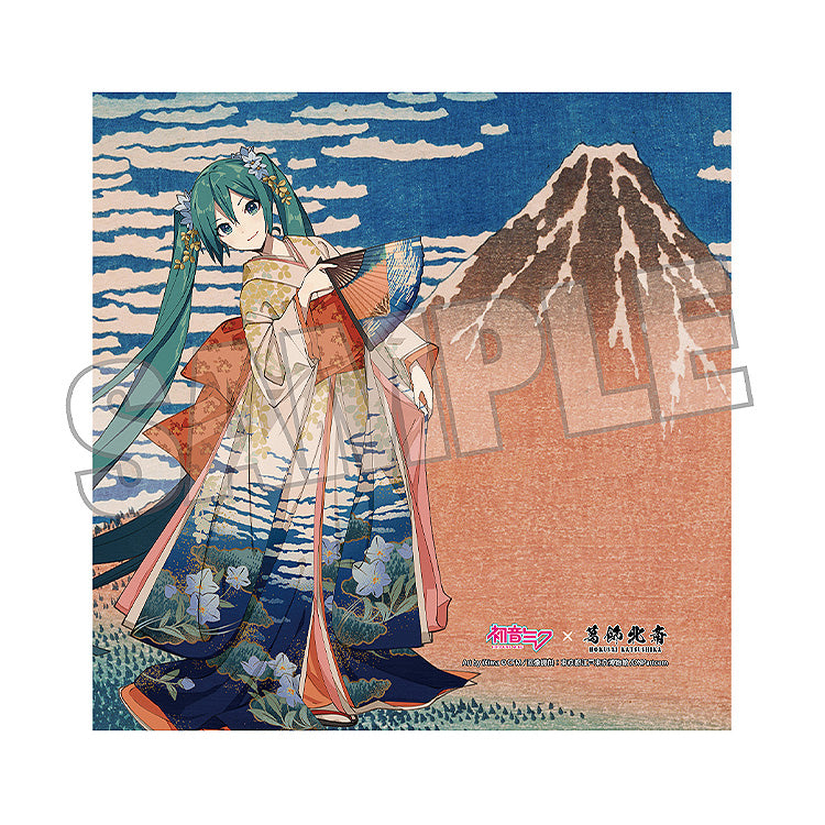 葛飾北斎×初音ミク iXima ハンドタオル 凱風快晴【予約商品】 - Tokyo