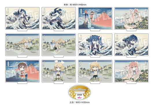 【Box/12】葛飾北斎×初音ミク Rella アクリルスタンド【予約商品】