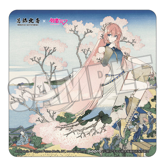 葛飾北斎×初音ミク Rella カーマグネット 巡音ルカ 東海道品川御殿山ノ不二【予約商品】
