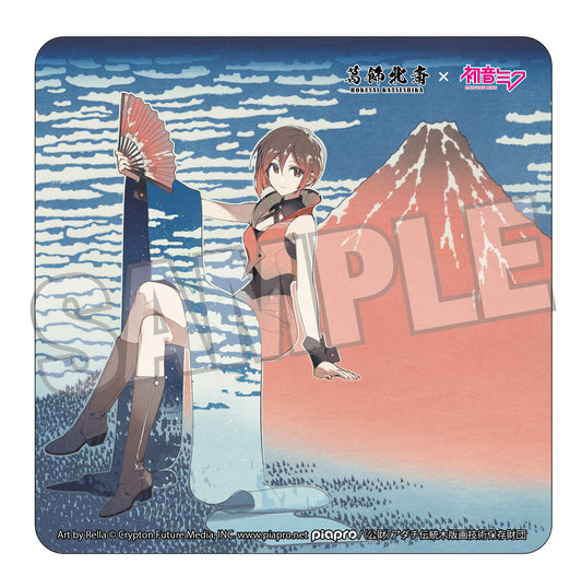 葛飾北斎×初音ミク Rella カーマグネット MEIKO 凱風快晴【予約商品】