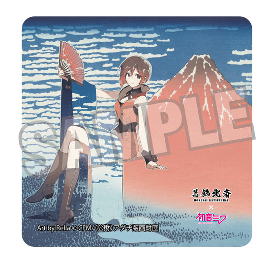 葛飾北斎×初音ミク Rella ステッカー MEIKO 凱風快晴【予約商品】