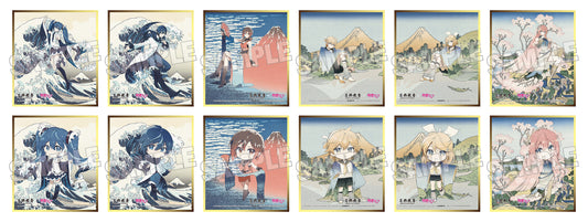 【Box/12】葛飾北斎×初音ミク Rella 色紙【予約商品】