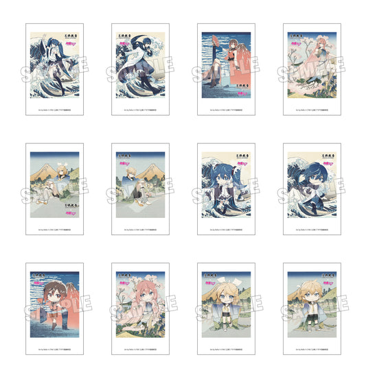 【Box/12】葛飾北斎×初音ミク Rella チェキカード【予約商品】