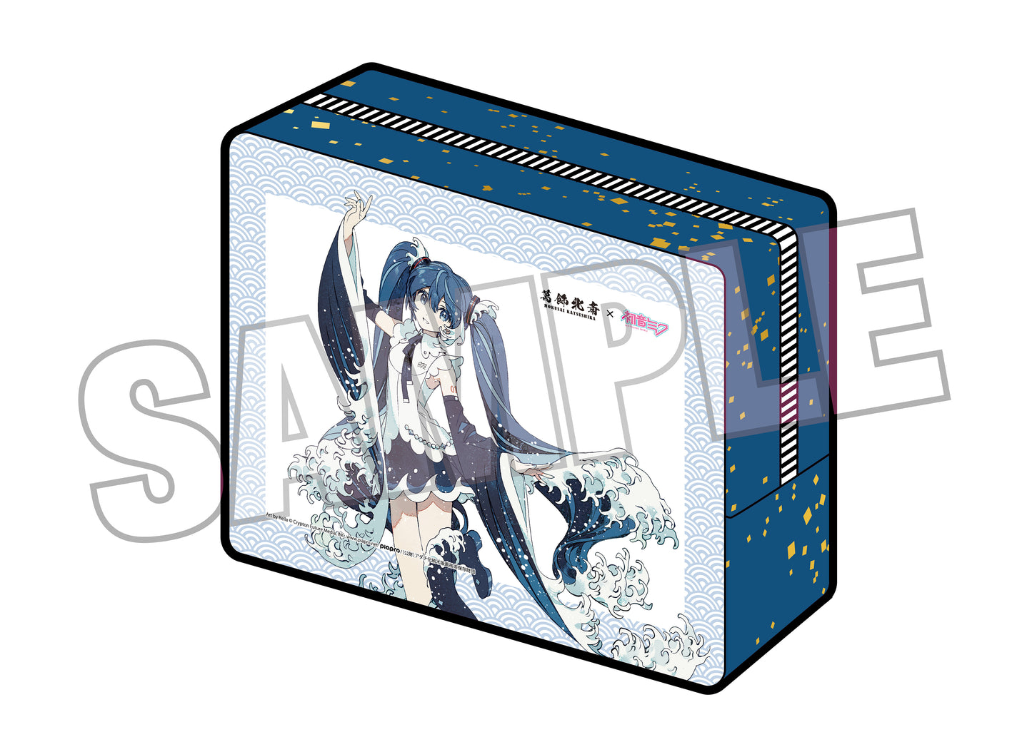 葛飾北斎×初音ミク Rella クリアケース 初音ミク 神奈川沖波裏【予約商品】
