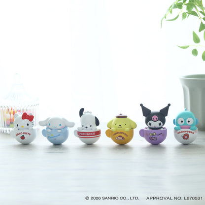 【Box/6】サンリオキャラクターズ ぽってりゆらゆらおきあがりこぼし【予約商品】