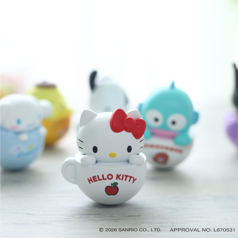 【Box/6】サンリオキャラクターズ ぽってりゆらゆらおきあがりこぼし【予約商品】