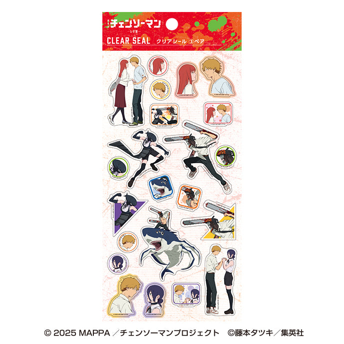 劇場版 チェンソーマン レゼ篇 クリアシール 3 ペア【予約商品】