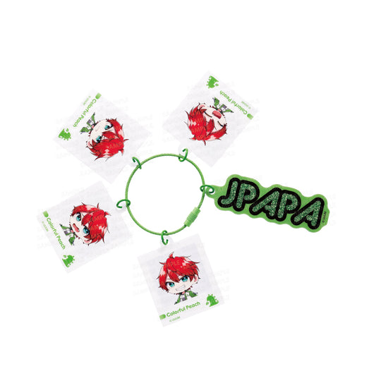 カラフルピーチ じゃらじゃらキーホルダー 喜怒哀楽シリーズ じゃぱぱ【予約商品】