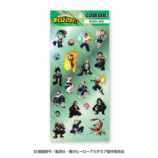 僕のヒーローアカデミア クリアシール 1【予約商品】