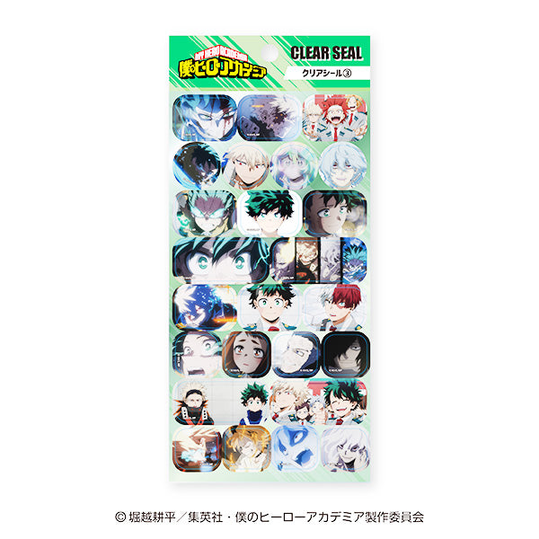 僕のヒーローアカデミア クリアシール 3【予約商品】