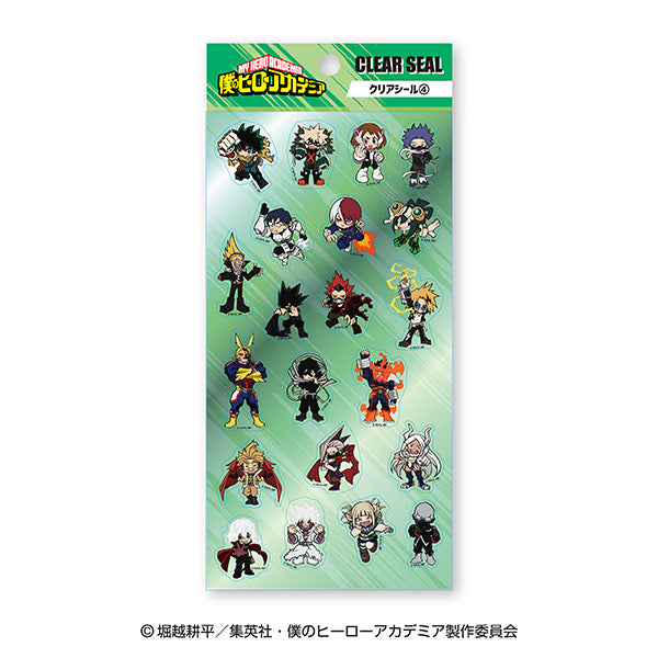 僕のヒーローアカデミア クリアシール 4【予約商品】